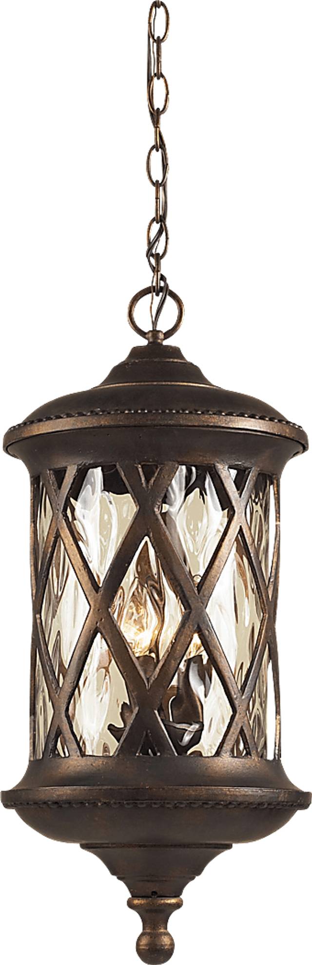 Reylea Brown Outdoor Chandelier - Thumbnail - Image 1