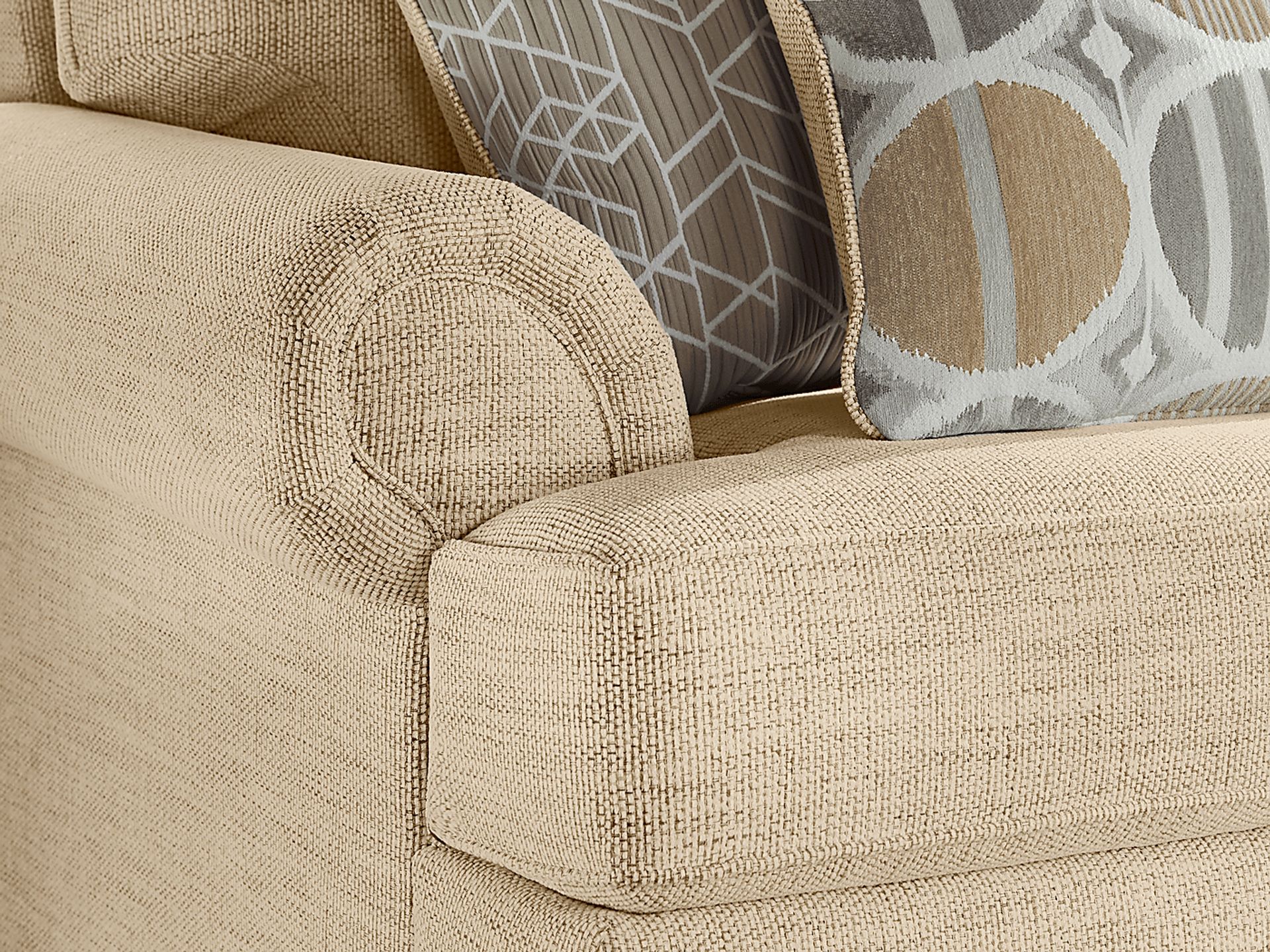 Reyna Point Tan Gel Foam Sleeper Sofa - Image 3