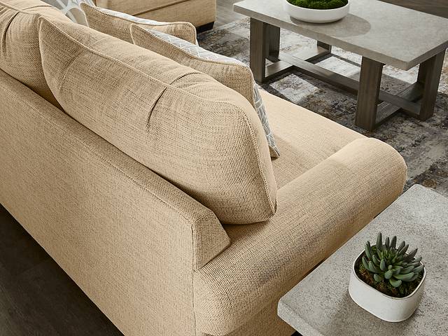 Reyna Point Tan Gel Foam Sleeper Sofa - Thumbnail - Image 4