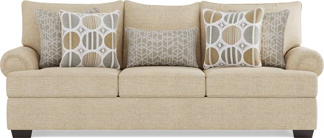 Reyna Point Tan Gel Foam Sleeper Sofa - Thumbnail - Image 1