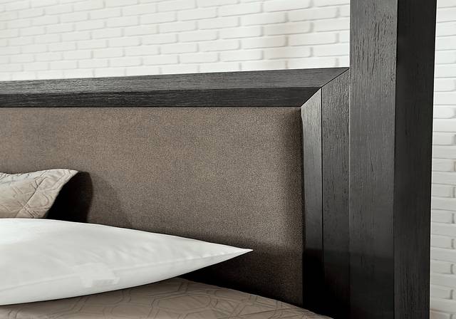 Reynoldstown Charcoal 4 Pc Queen Canopy Bed - Thumbnail - Image 3