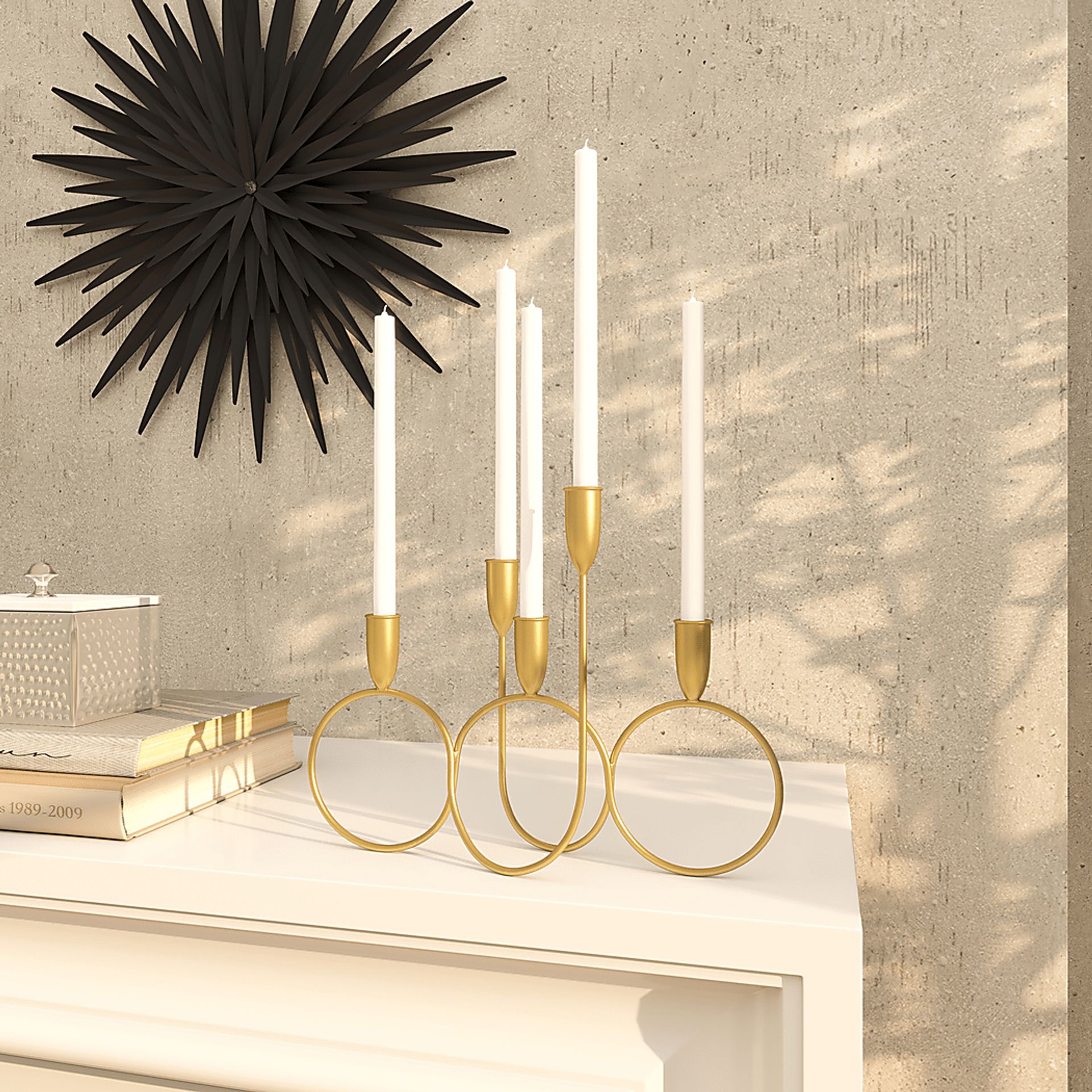 Rezya Gold Candelabra - Image 6