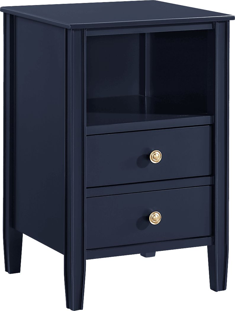 Rhad Blue Nightstand