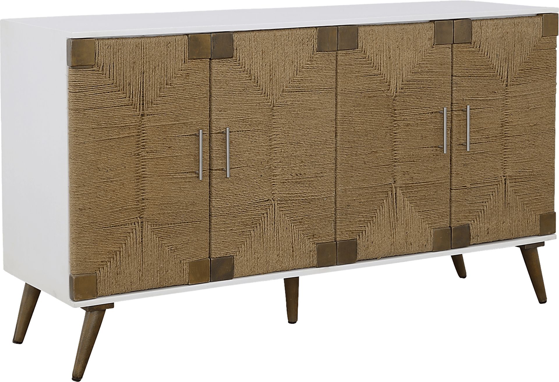 Rhealand White Credenza - Image 1