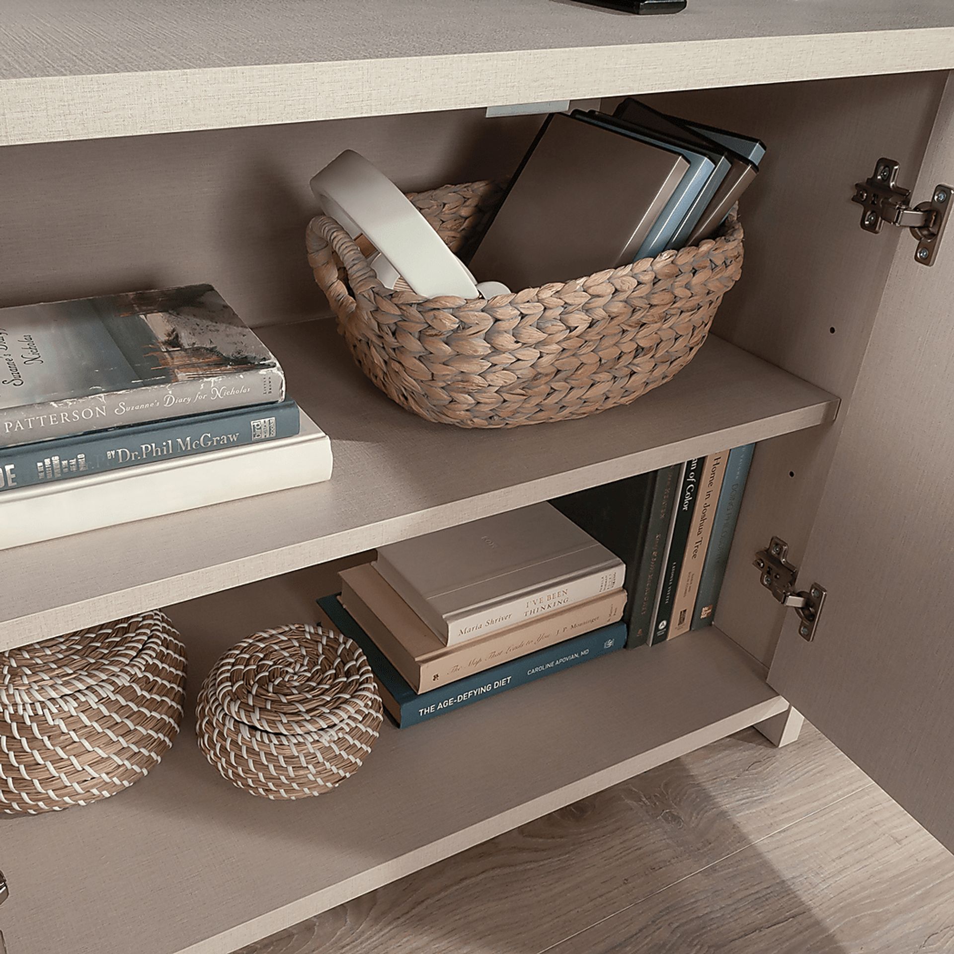 Rheault White 57 in. Console - Image 4