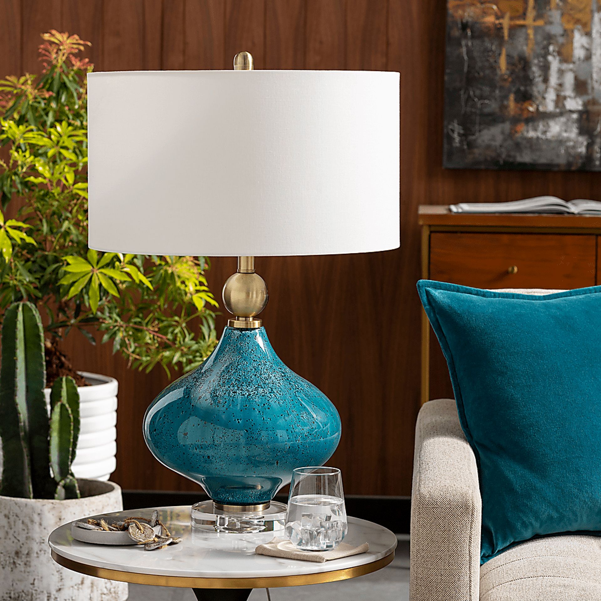 Rhett Peak Blue Lamp - Image 2
