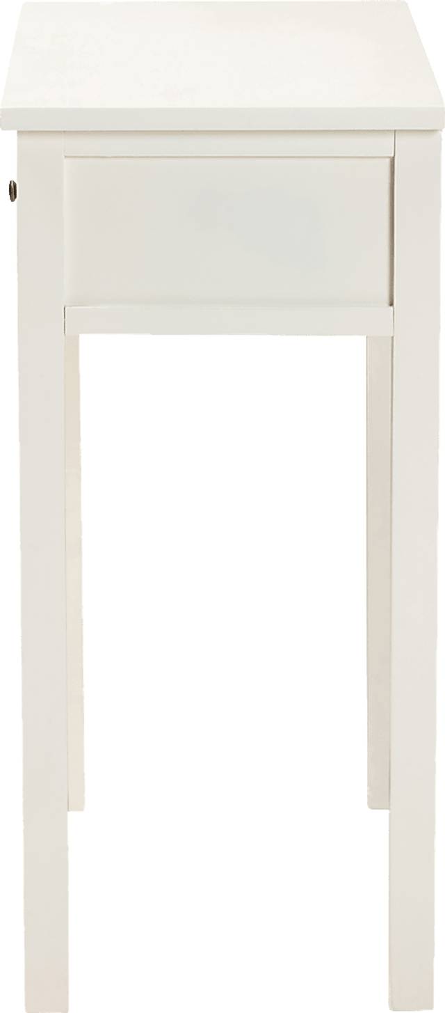 Rhodesa White Sofa Table - Thumbnail - Image 4