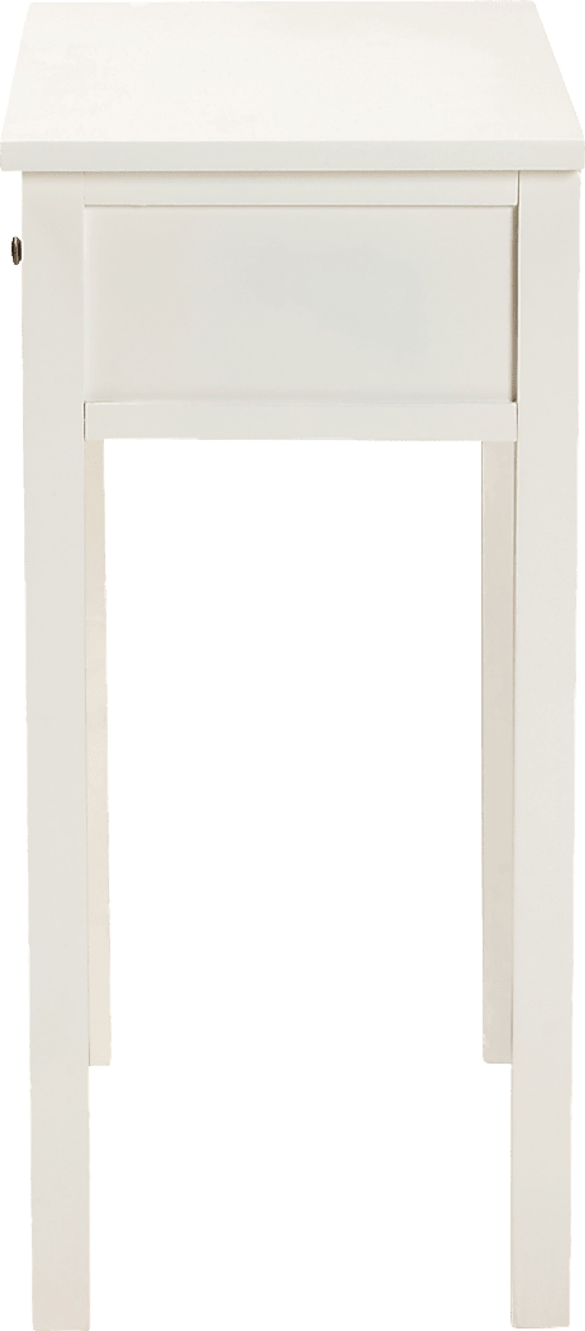Rhodesa White Sofa Table - Image 4