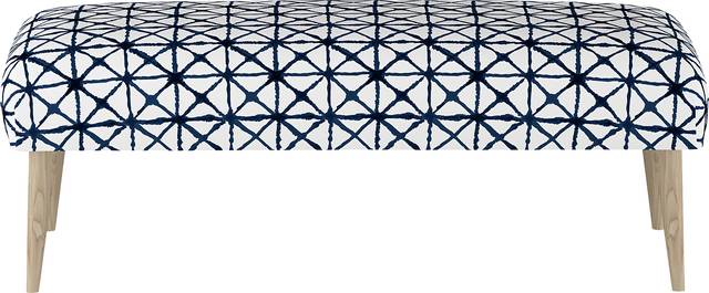 Rhombusland Blue Accent Bench - Thumbnail - Image 2