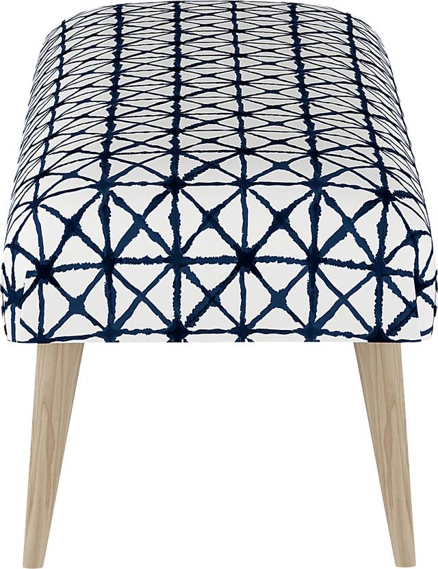 Rhombusland Blue Accent Bench - Thumbnail - Image 3