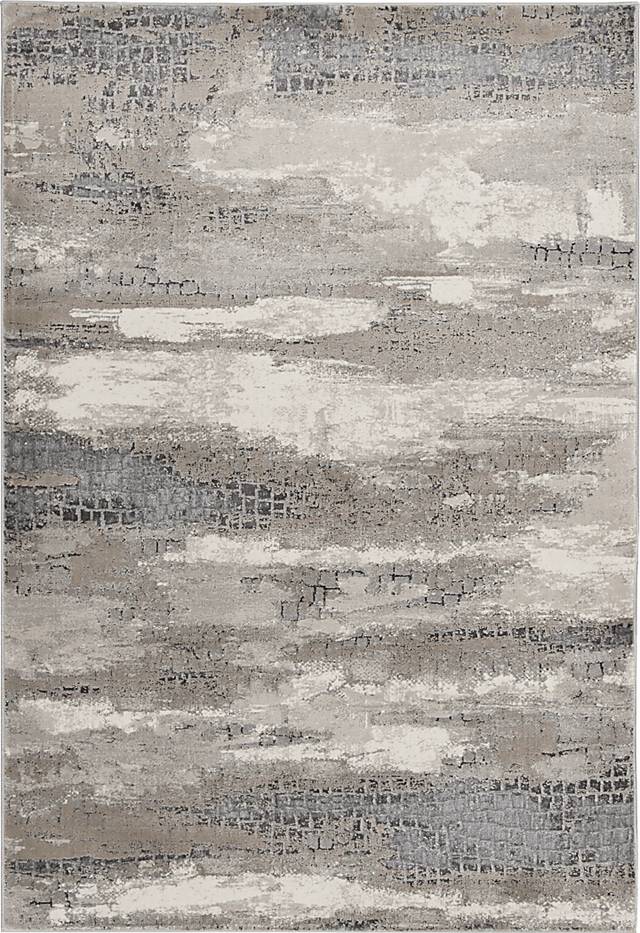 Rhys Gray 7'10" x 9'10" Rug - Thumbnail - Image 1