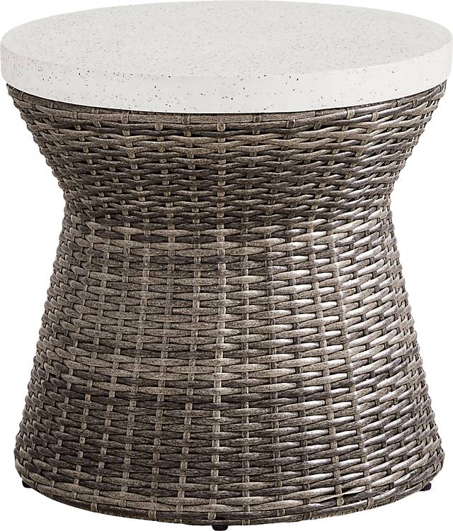 Ria Driftwood Outdoor End Table - Thumbnail - Image 1