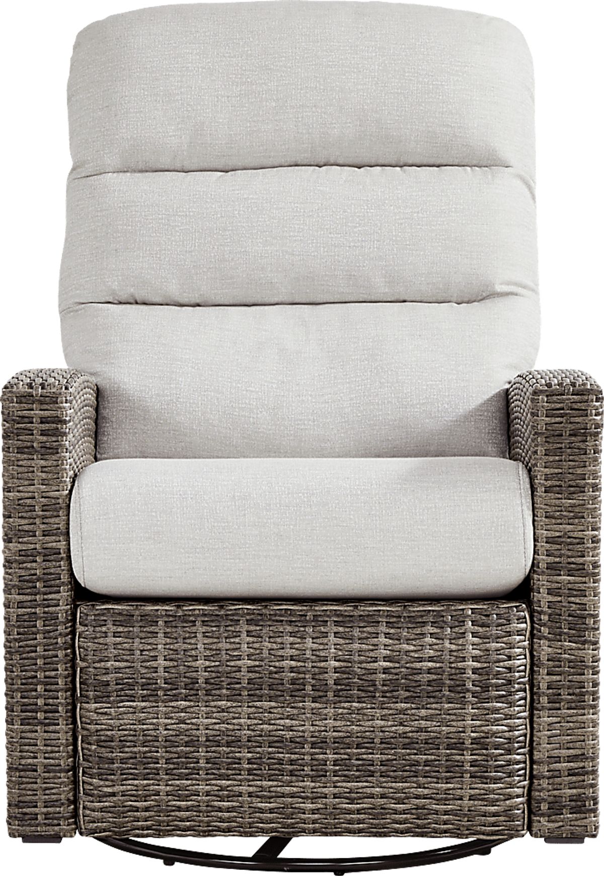 Ria Driftwood Light Wood Gray Wicker Outdoor Gliding,Reclining