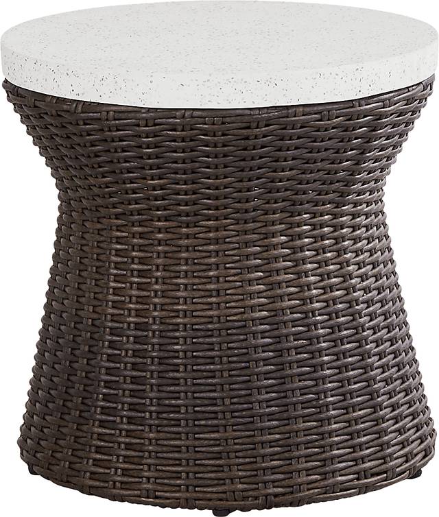 Ria Espresso Outdoor End Table - Thumbnail - Image 1