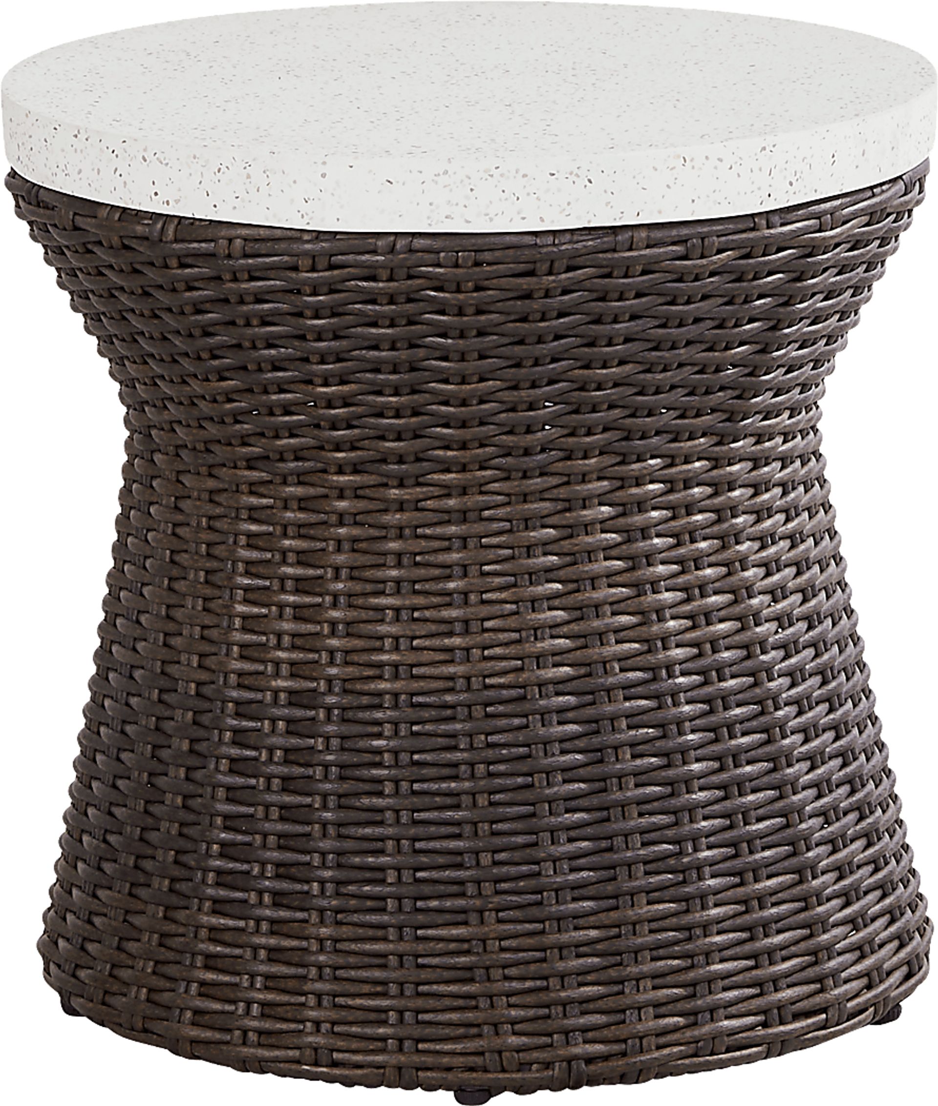 Ria Espresso Outdoor End Table - Image 1