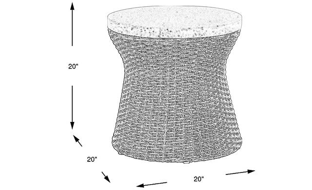 Dimension Image. Please refer to the Dimension Tab on this page for dimension details.