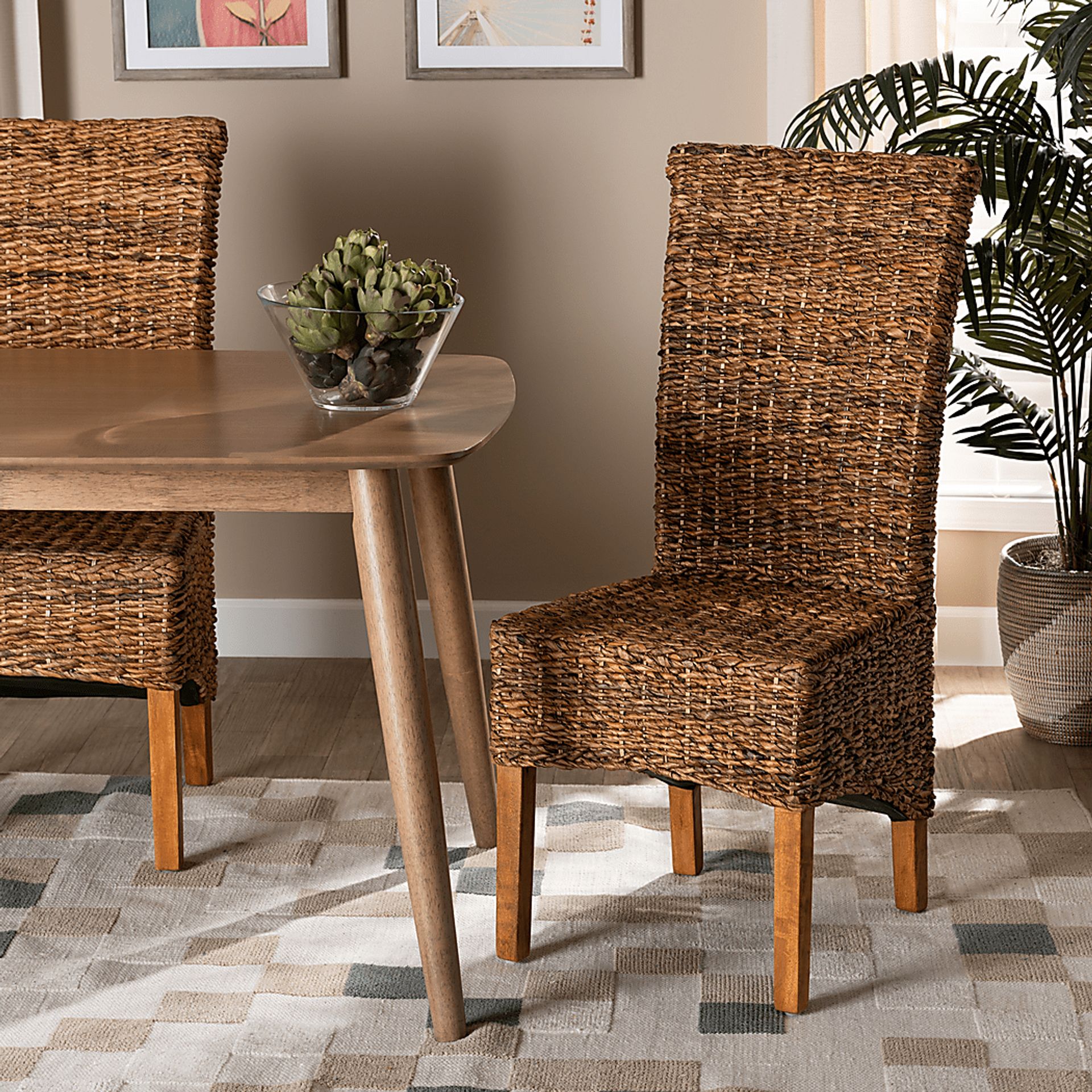 Riabelle Brown Side Chair - Image 2