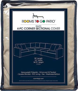 Rialto 4 Pc Patio Corner Sectional Cover