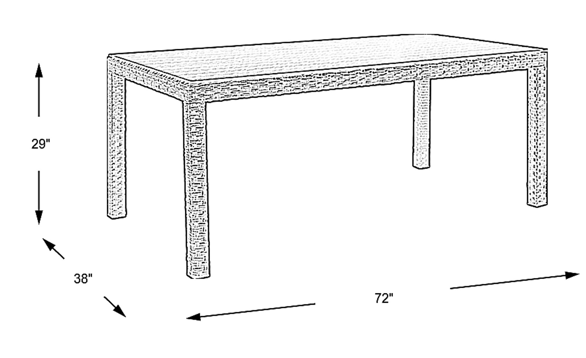 Dimension Image. Please refer to the Dimension Tab on this page for dimension details.