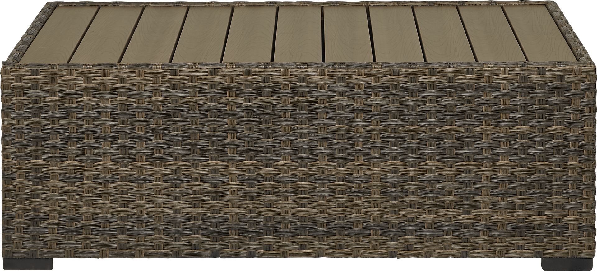 Rialto Brown Outdoor Cocktail Table - Image 2