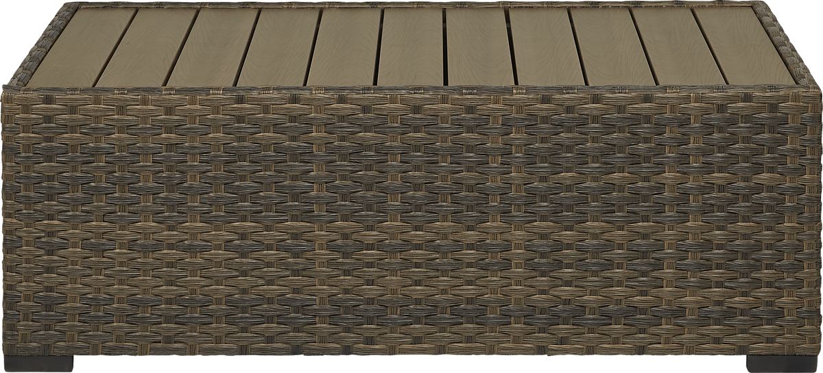 Rialto Wicker Outdoor Cocktail Table | Rooms to Go