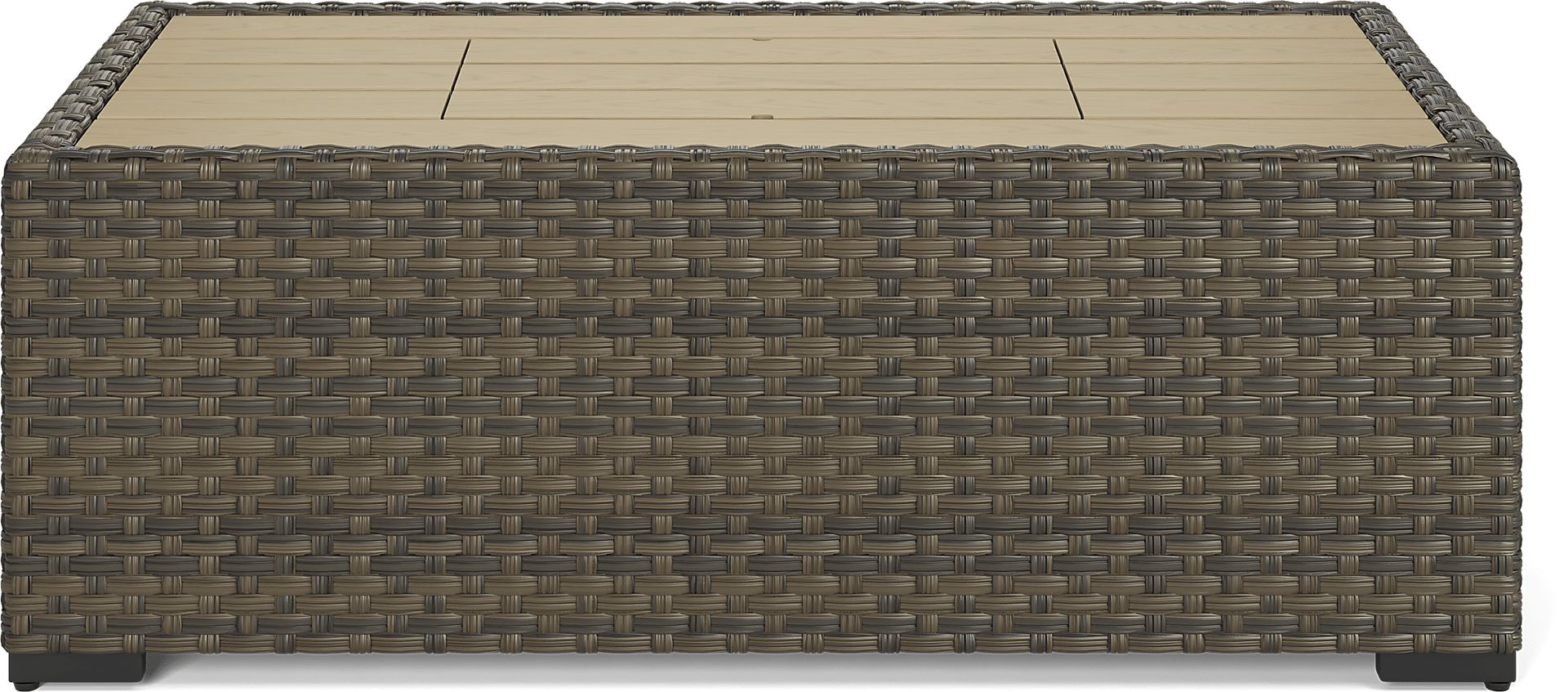 Rialto Brown Outdoor Cooler Cocktail Table - Image 2