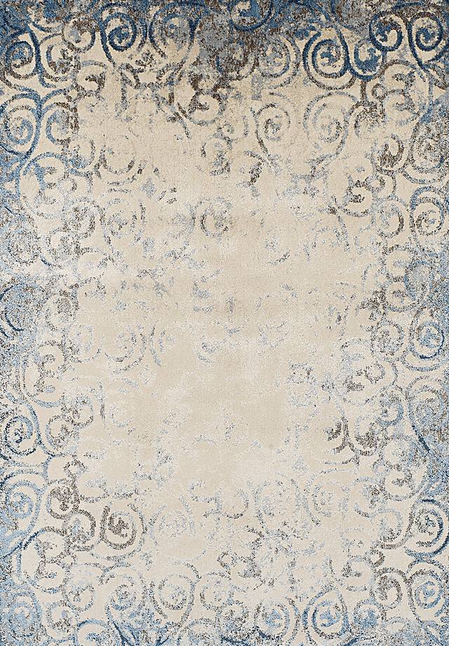 Rianne Blue 3' x 5' Rug - Thumbnail - Image 1
