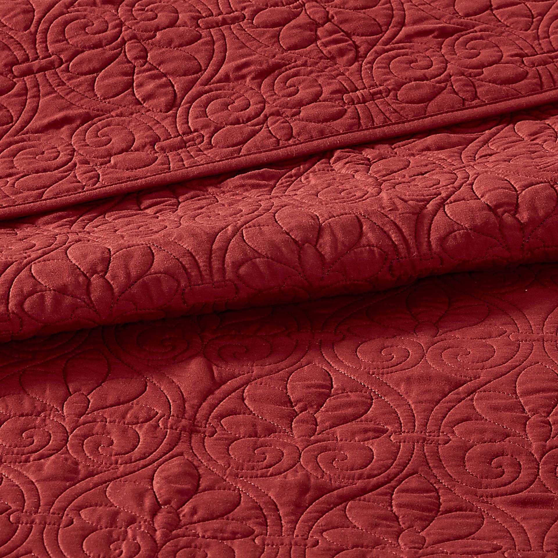 Riaz Red 3 Pc King Coverlet Set - Image 6