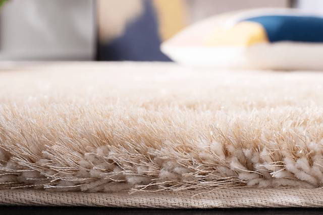 Rib-Shag Champagne 5' x 8' Rug - Thumbnail - Image 4