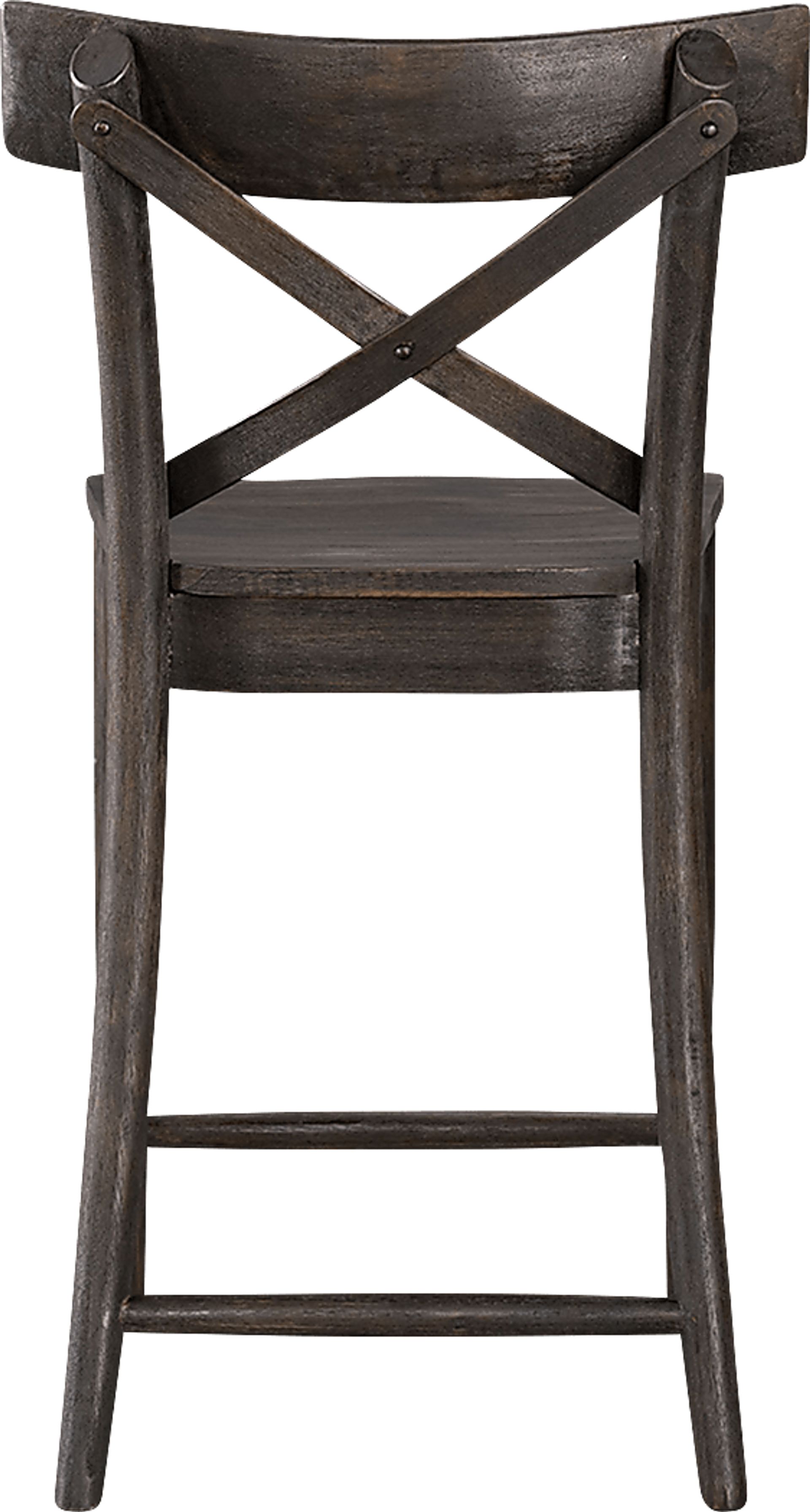 Riba Dark Brown Counter Height Stool - Image 4