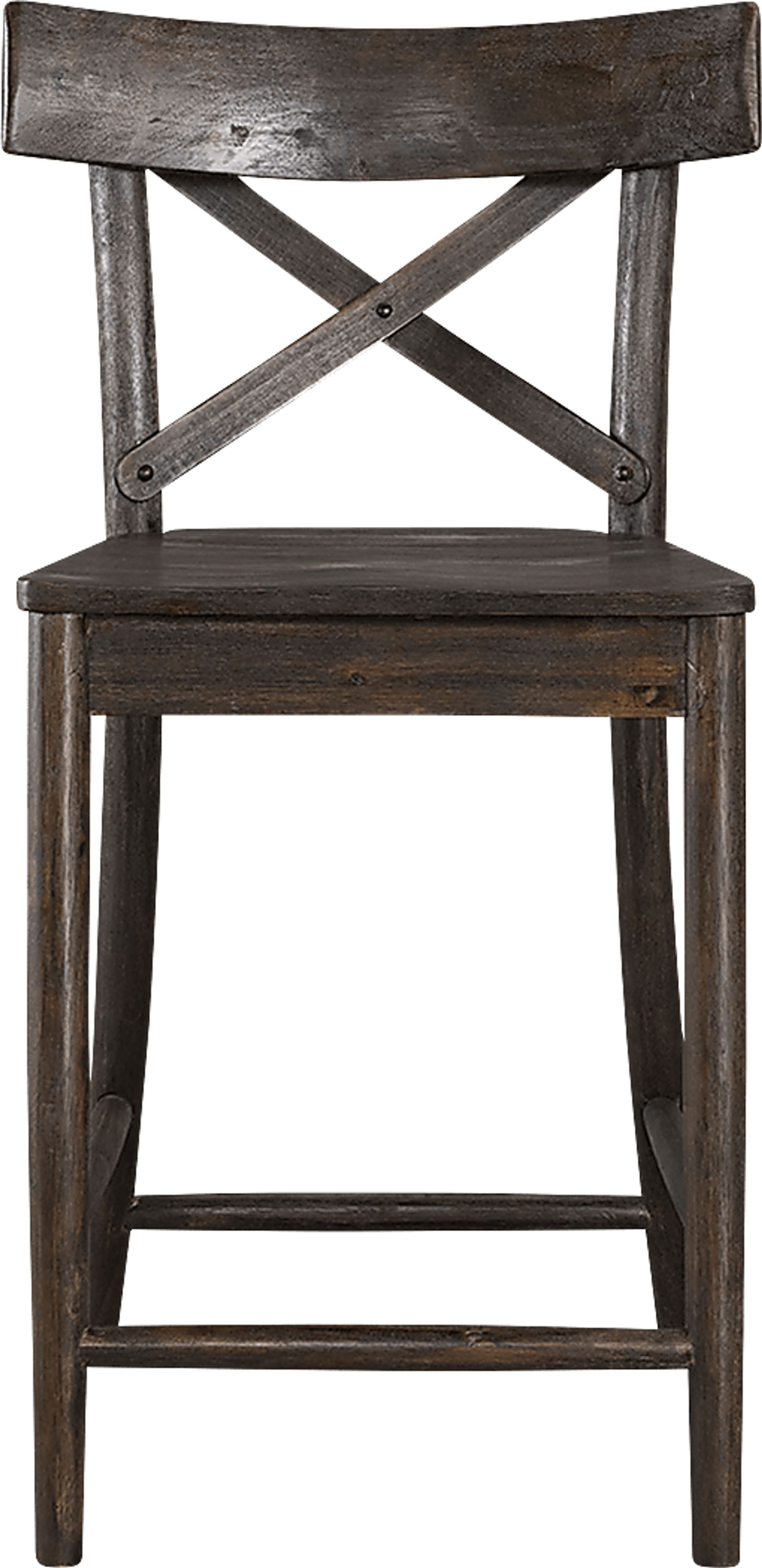 Riba Dark Brown Counter Height Stool - Image 5