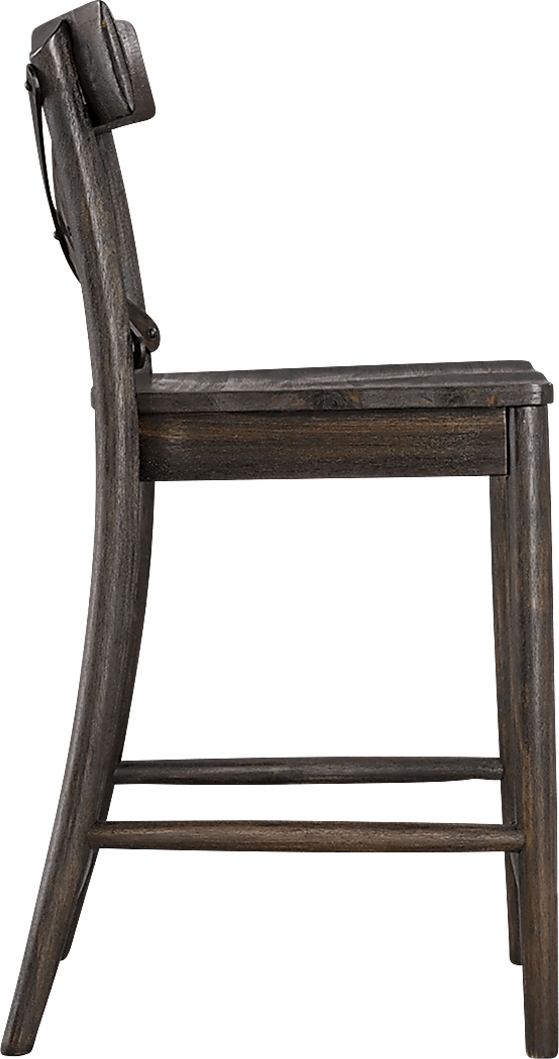 Riba Dark Brown Counter Height Stool - Image 9