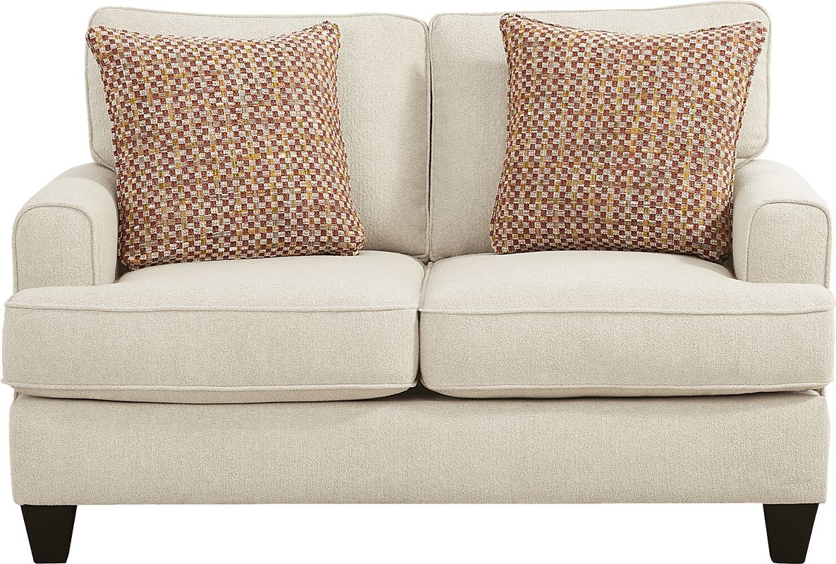 Ricard Cream Loveseat