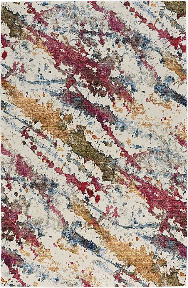 Rich Splash Cream 8' x 10' Rug - Thumbnail - Image 1