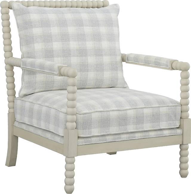 Richaven Gray Accent Chair - Thumbnail - Image 1