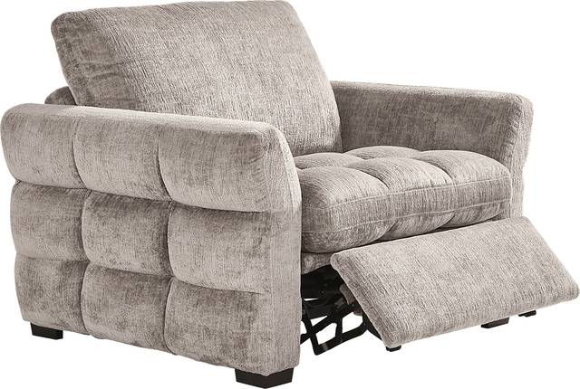 Richland Gray Power Recliner - Thumbnail - Image 1