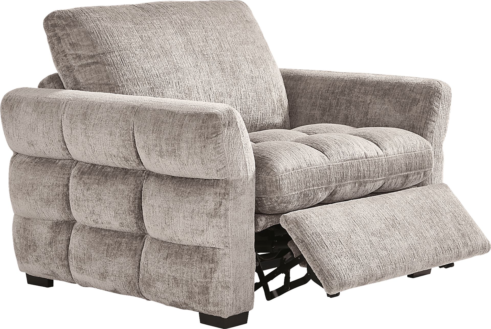 Richland Gray Power Recliner - Image 1
