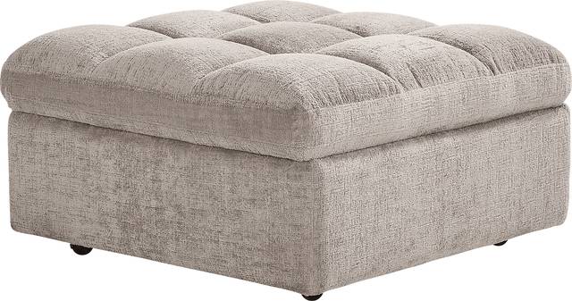 Richland Gray Storage Ottoman - Thumbnail - Image 1