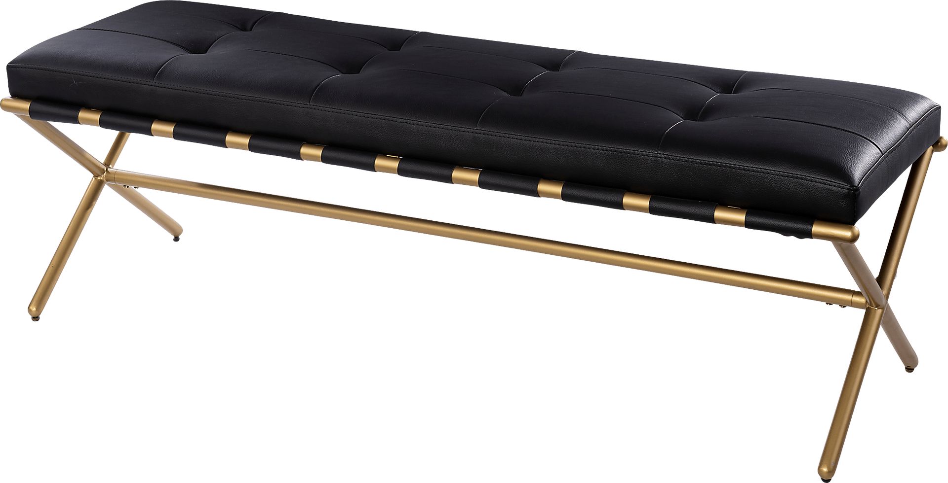 Richling Black Accent Bench - Image 3