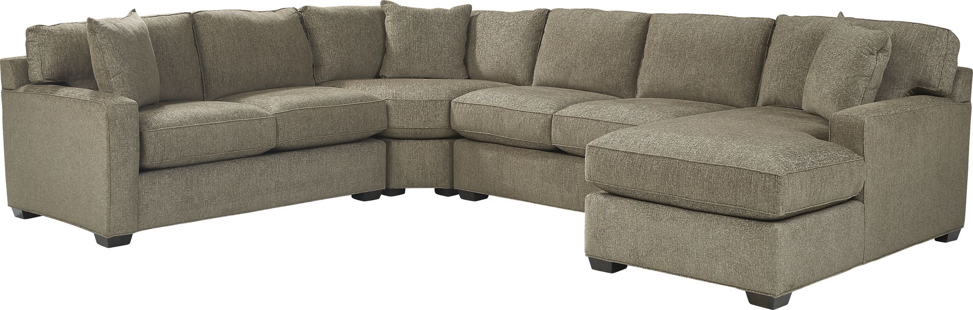 Richmond Hill Cocoa 7 Pc Sectional Living Room - Image 2