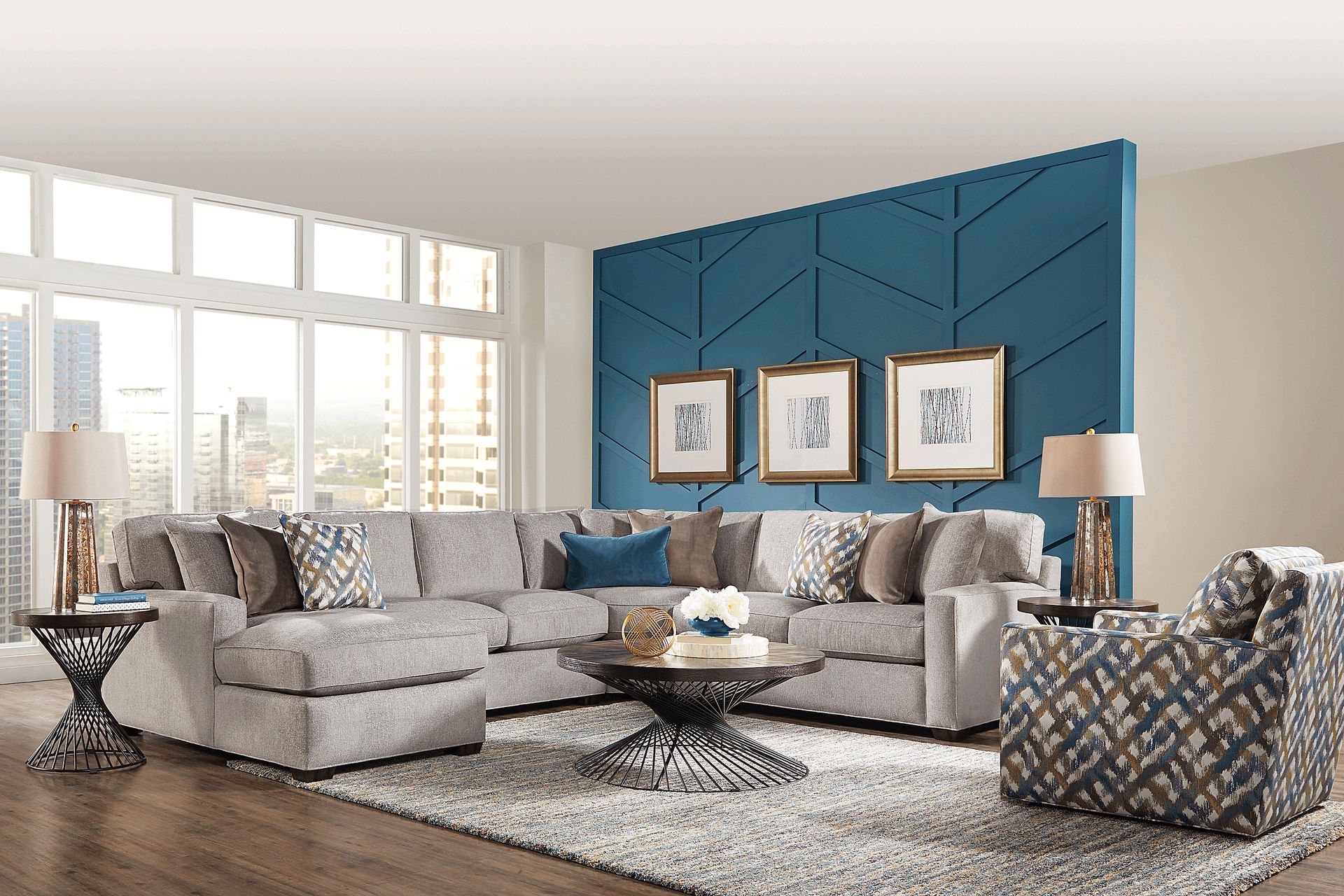 Richmond Hill Dove 4 Pc Sectional - Image 2