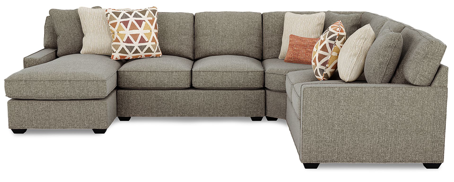 Richmond Hill Gray 4 Pc Sectional - Image 3