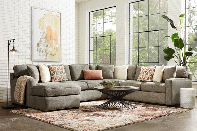 Richmond Hill Gray 4 Pc Sectional - Thumbnail - Image 2