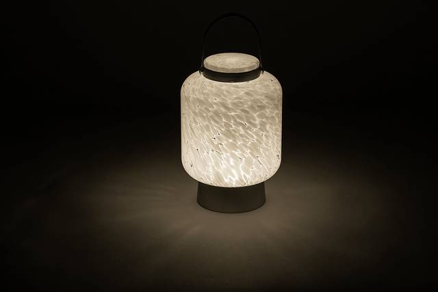 Ricon Isle Indoor/Outdoor White Rechargeable Lantern - Thumbnail - Image 18