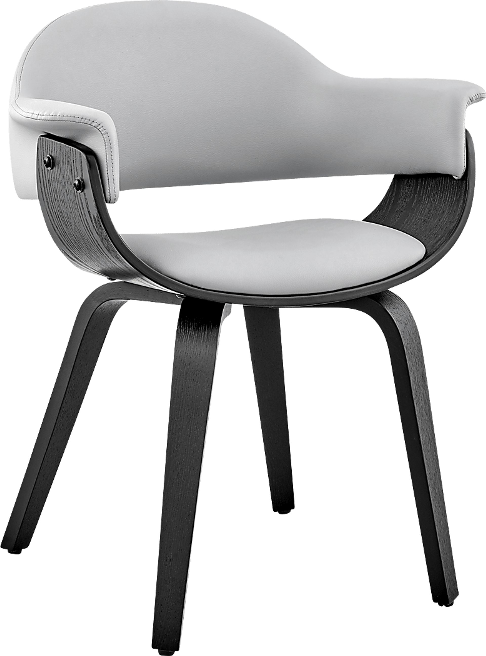 Riddletube II Gray Arm Chair - Image 1