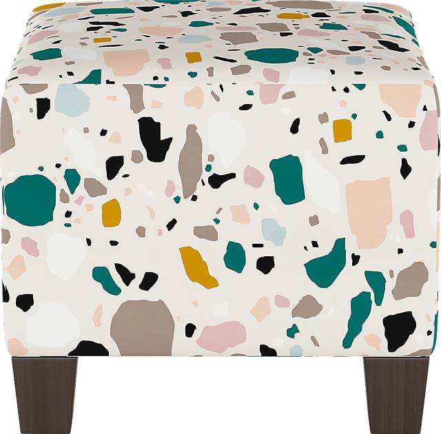 Rideau Ivory Ottoman - Thumbnail - Image 2