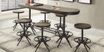 Ridge Mill Brown 7 Pc Counter Height Dining Set