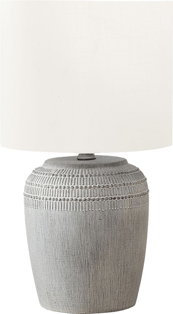 Ridgebit Gray Lamp
