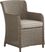 Ridgecrest Brown Outdoor Arm Chair with Pebble Cushions