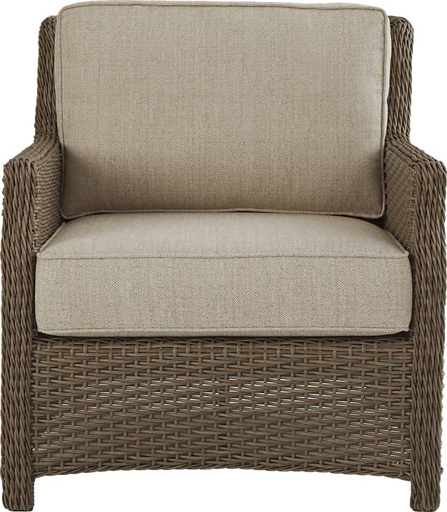 Ridgecrest Gray 4 pc Outdoor Sofa Seating Set With Pebble Cushions - Thumbnail - Image 5